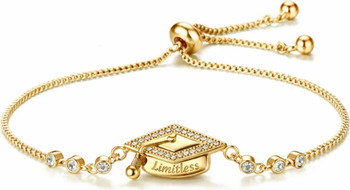 Limitless Graduation Cap Adjustable Pavé Bracelet | Nordstrom