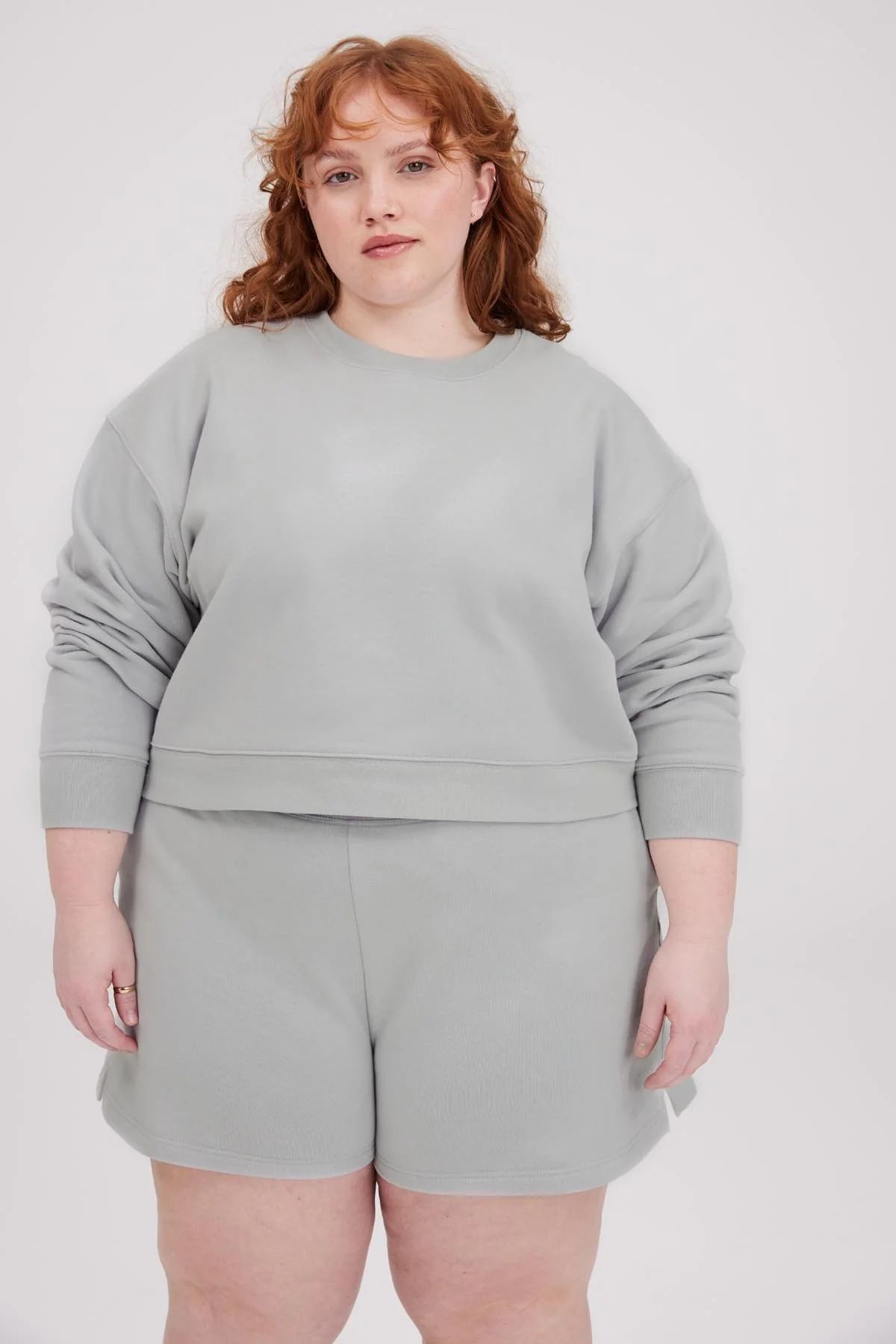 Vapor 50/50 Cropped Sweatshirt | Girlfriend Collective