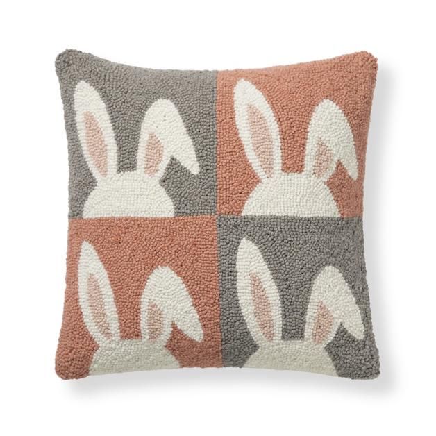 Bunny Grid Pillow | Grandin Road | Grandin Road