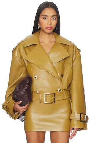Malene Leather Jacket | Revolve Clothing (Global)