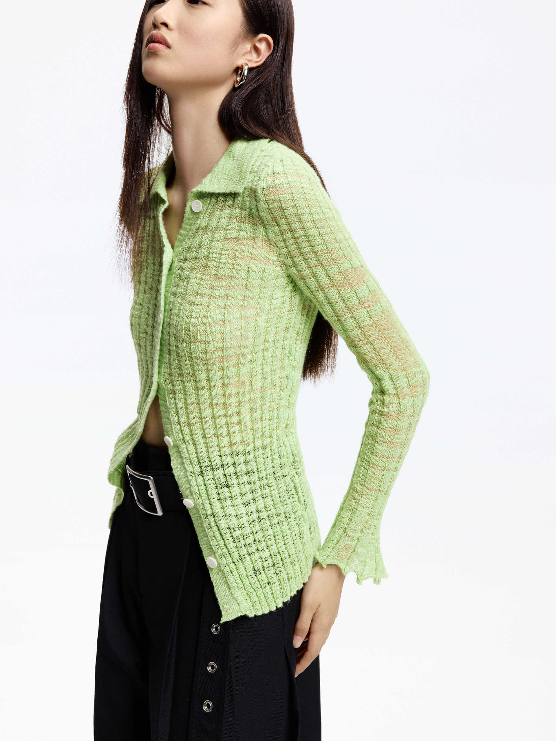 MO&Co. Women's Linen Blend Knitted Top | MO&Co.