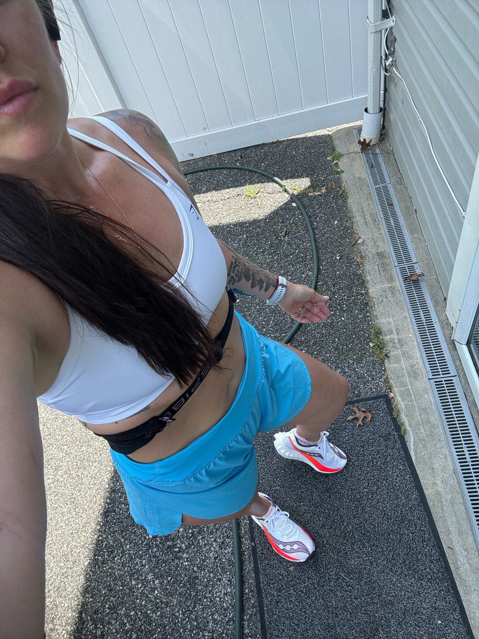3 miles 
Hot day 

#LTKActive #LTKFitness