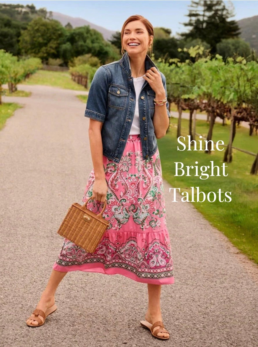 Spring is in full bloom at Talbots, bursting with vibrant, cheerful colors! You’ll see a few of these make their way into my wardrobe this spring 😉 

HOC Springs, this is your season to shine! If you have any question about colors, please reach out and ask. Blue Springs will shine bright in every color in this collection. If you are closer to Golden Spring, you may want to steer or clear of the lighter pinks, they lean a little cool. ￼

#LTKOver40 #LTKPlusSize #LTKPetite
#LTKWorkwear #LTKSaleAlert #LTKPetite