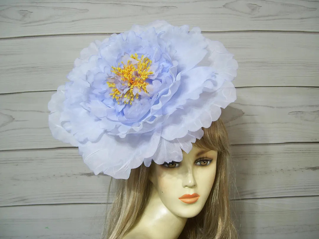 13" Lavender Flower Fascinator, Kentucky Derby Hat, Wedding, Mother's Day, Garden Party, Easter | Etsy (US)
