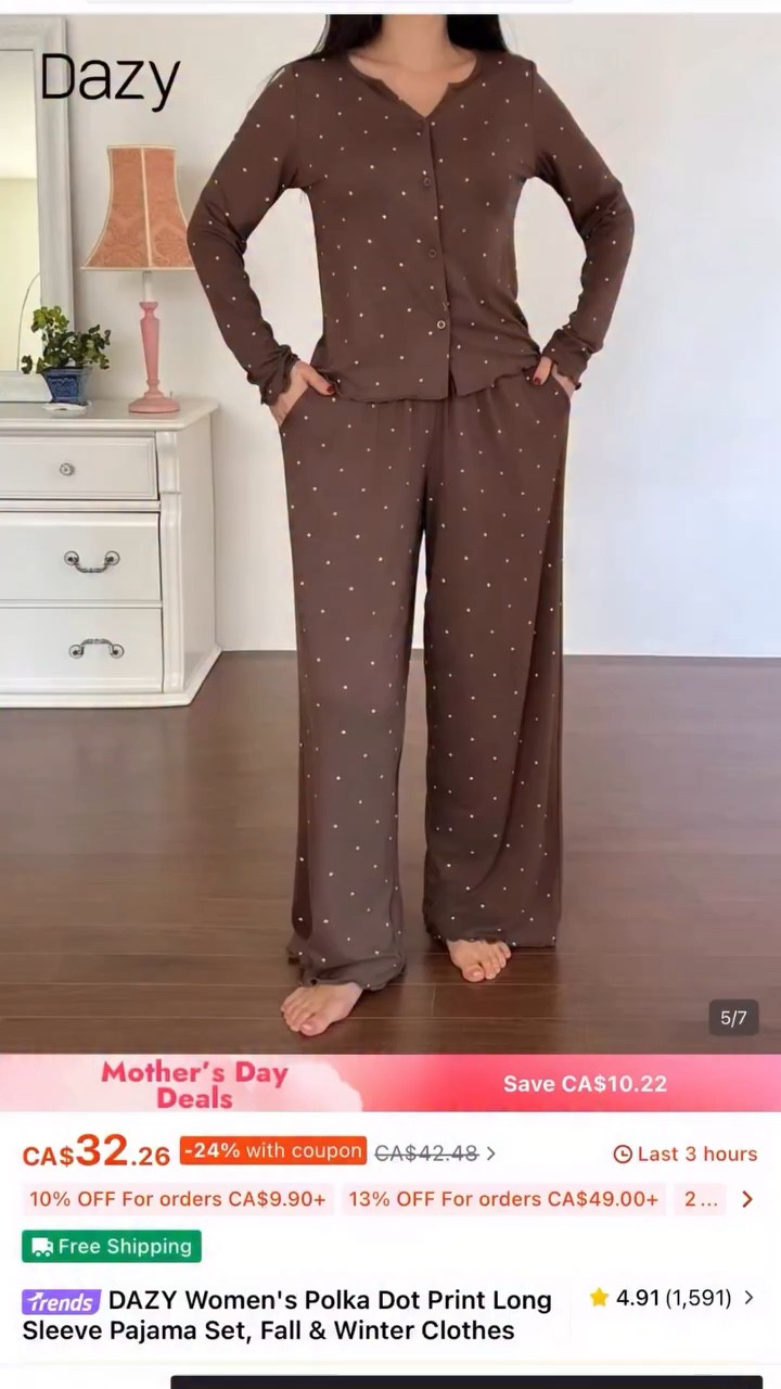 Cozey Pyjamas
_______________________

Size up, wearingXS in the video 

Store Name:Dazy
🆔 169044797
🔗 https://shein.top/u171nwe

Store Name:Dazy
🆔 256600169
🔗 https://shein.top/vi48vht

Store Name:LUVLETTE
🆔 22582108
🔗 https://shein.top/l9beg80

Download the SHEIN app, shop SHEIN by searching 6U4JT  and use  SDqueenlatichia237 for  Up to 85% OFF !  Celebrate Every Mom with SHEIN !🎁✨
@sheinofficial @shein_ca 
#SHEINMothersDay #SHEINsaveinstyle  #ad