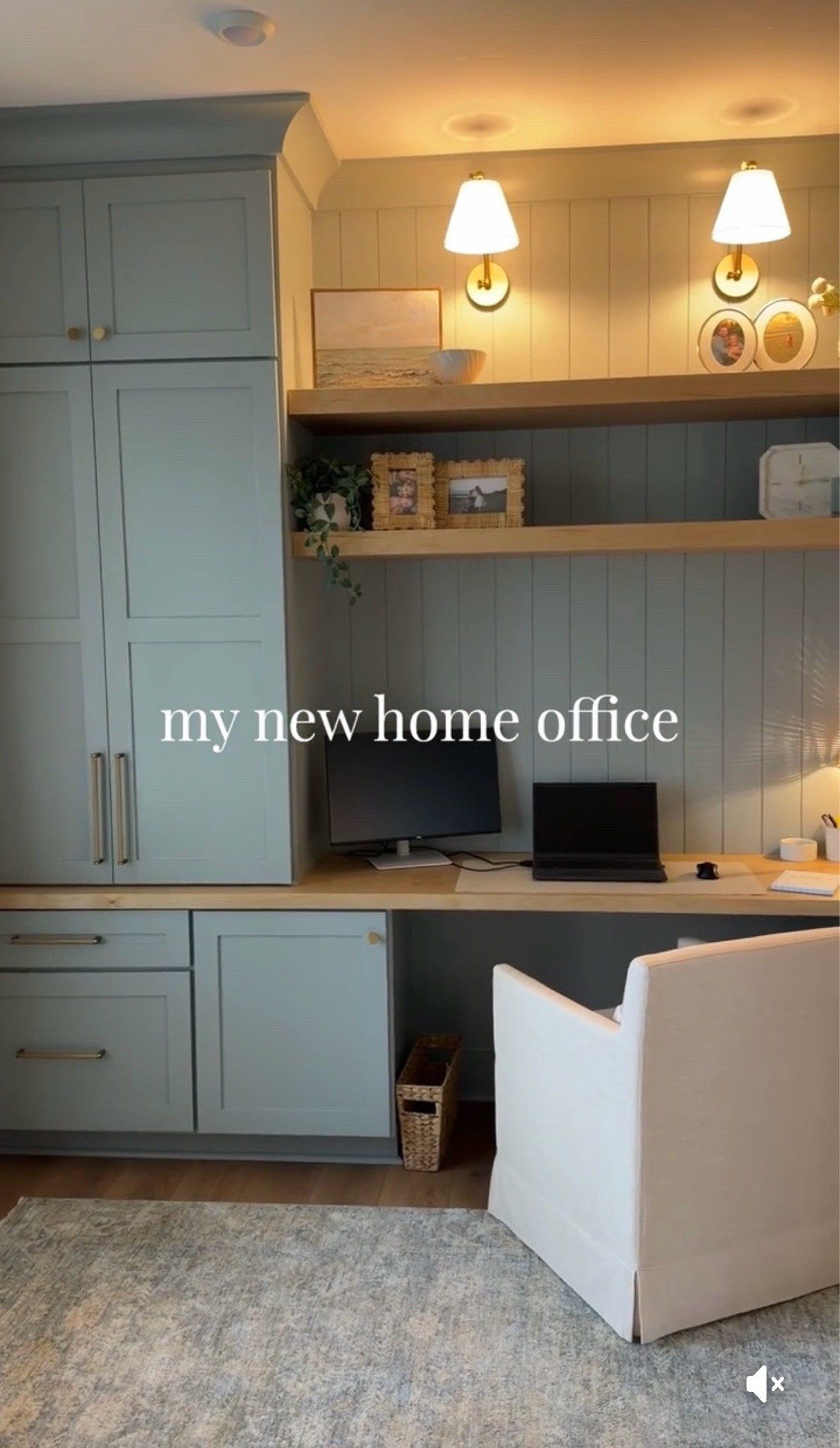 home office, home office decor, office inspiration, office makeover, built in office, built in cabinets, custom built ins, home office ideas, office organization, desk setup, workspace inspiration, work from home, WFH setup, office styling, office shelves, floating shelves, cabinet storage, blue cabinets, soft blue paint, brass sconces, picture light, neutral home decor, coastal home, coastal office, modern coastal, Studio McGee inspired, McGee and Co inspired, Pottery Barn style, designer home, luxury home decor, home decor inspiration, interior styling, timeless home, built in desk, office chair, home office storage, custom cabinetry, office refresh, cozy workspace, functional home office, organization ideas

#LTKHome #LTKSaleAlert #LTKWorkwear