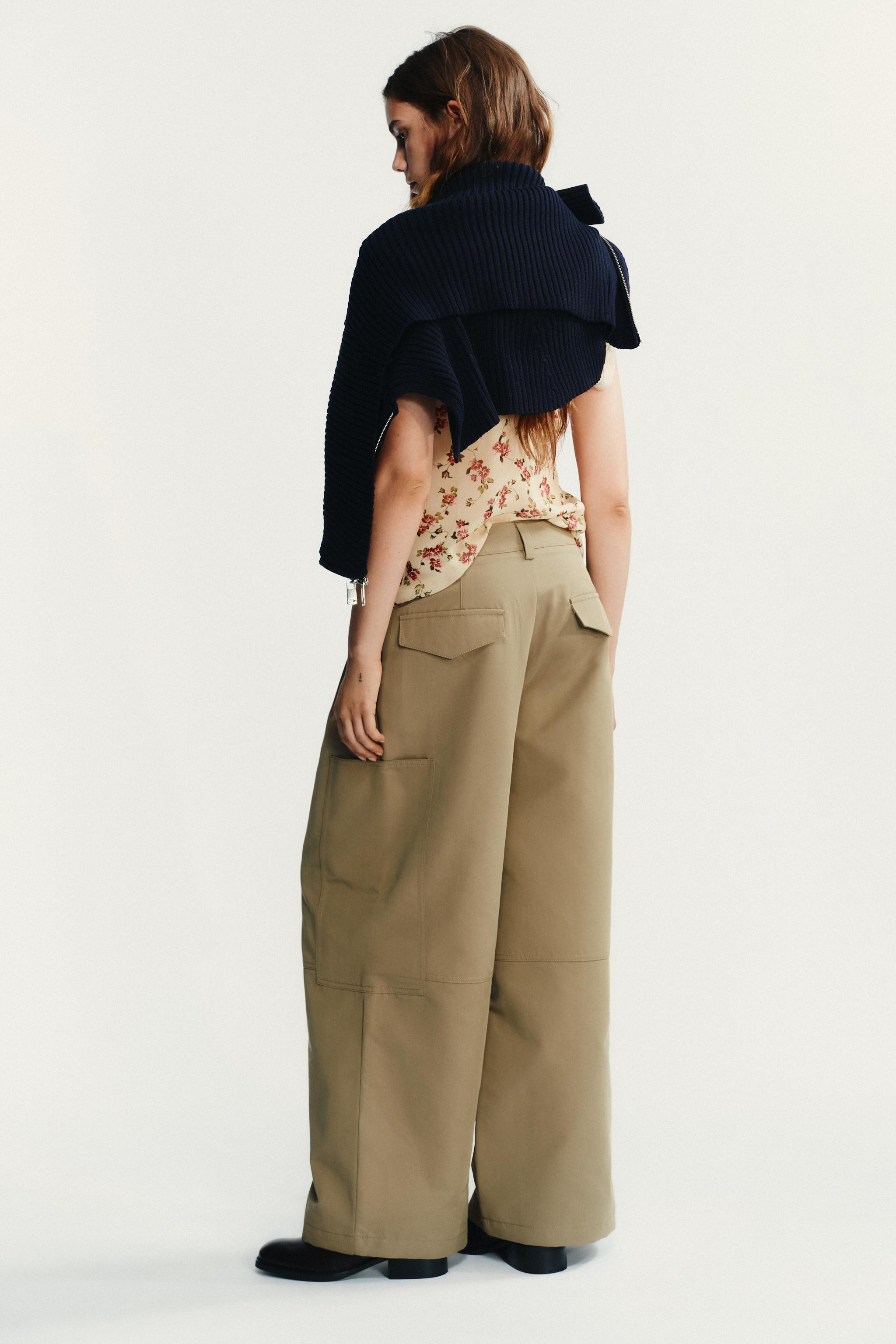 PLEATED CARGO PANTS | Zara US