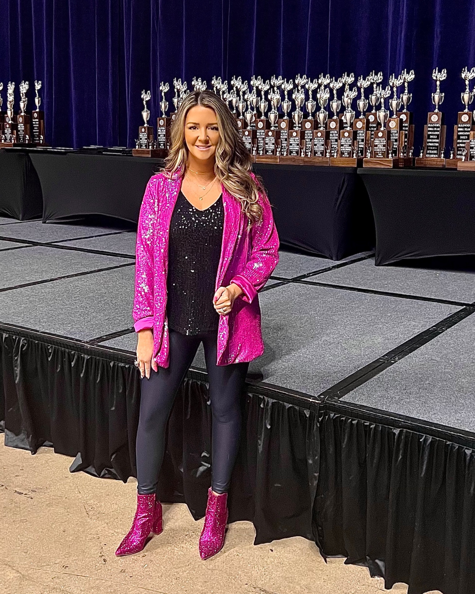 Life is fun, your clothes should be too 💖 this blazer is so fun & stunning in person! Size up a half size in the boots 😘

#LTKstyletip #LTKshoecrush