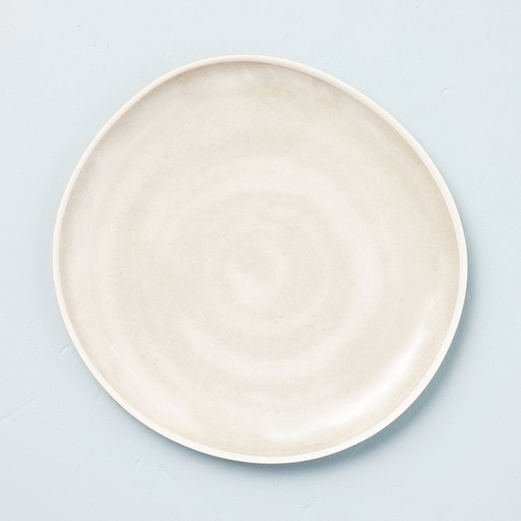 11" Tonal Bamboo-Melamine Dinner Plates Natural/Cream - Hearth & Hand™ with Magnolia | Target