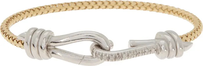 MESHMERISE 18K Gold Plated Diamond Bangle Bracelet - 0.12 ctw | Nordstromrack | Nordstrom Rack