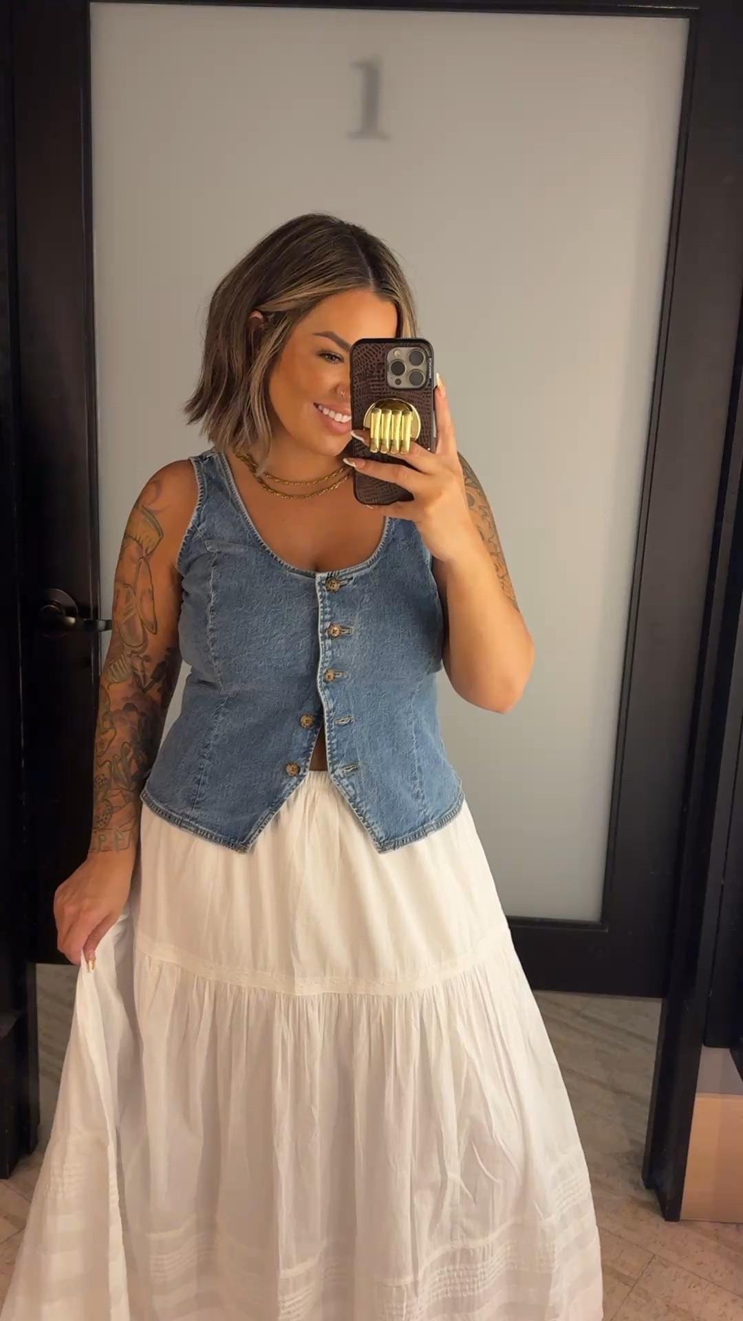 Top L 
Skirt L 
#abercrombie