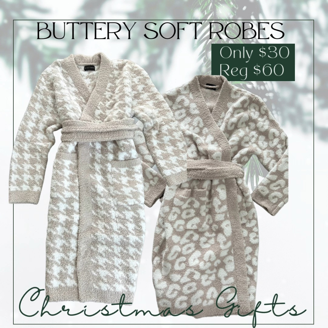 Buttery soft robes are half off when you copy the code provided and apply it to your order!
🤍
These robes would make amazing Christmas presents!

#LTKGiftGuide #LTKHolidaySale #LTKHoliday