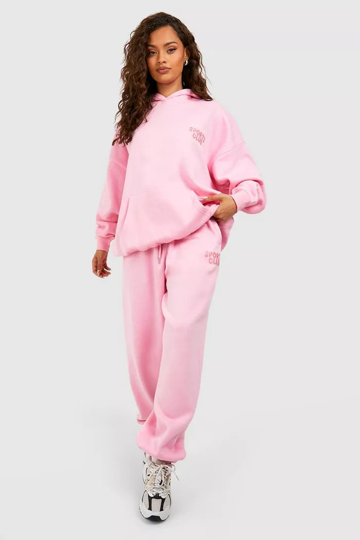 Dsgn Studio Sports Bubble Slogan Oversized Jogger | boohoo (US & Canada)