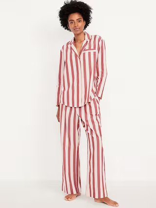 Poplin Pajama Pant Set | Old Navy (US)