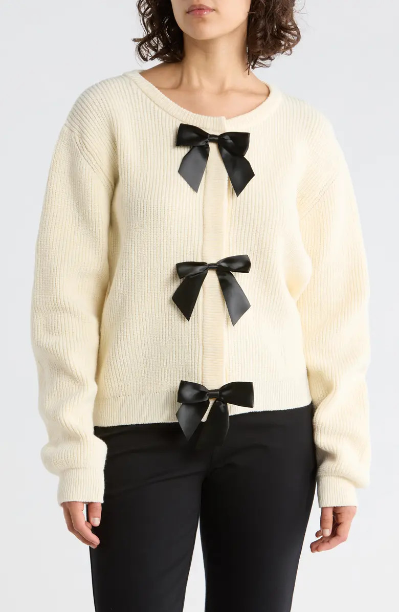 Vigoss Multi Bow Cardigan | Nordstromrack | Nordstrom Rack