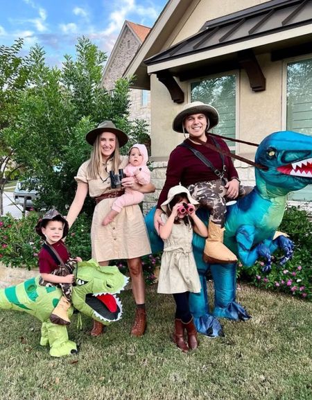 Looking for family Halloween costume inspiration? We loved our family Jurassic Park costume last year. The inflatable dinosaurs were a hit! 

#LTKHalloween #LTKfamily #LTKSeasonal