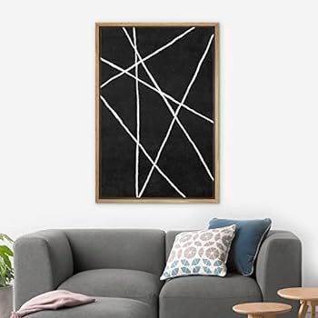 Amazon.com: SIGNWIN Framed Canvas Print Wall Art Line Star Insignia Abstract Patterns Illustratio... | Amazon (US)