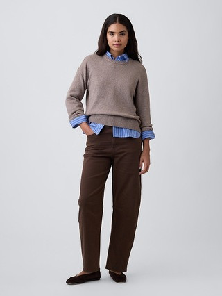High Rise Barrel Jeans | Gap Factory