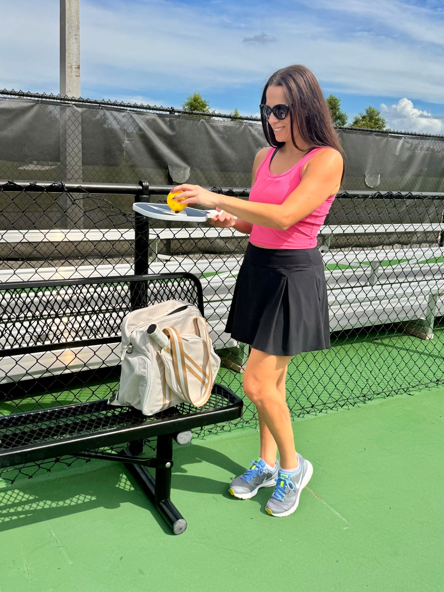 Serving looks and aces 🏸💅🏼 on the pickleball court.

#LTKItBag #LTKActive #LTKFindsUnder50