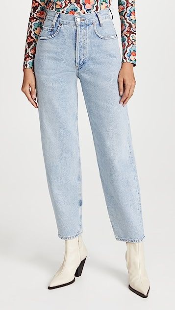 Tapered Baggy High Rise Jeans | Shopbop