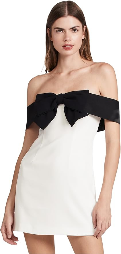 Self Portrait Women's Off Shoulder Bow Dress | Amazon (US)