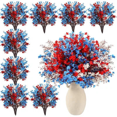 24-piece Blue Patriotic Flower Picks | Wayfair North America