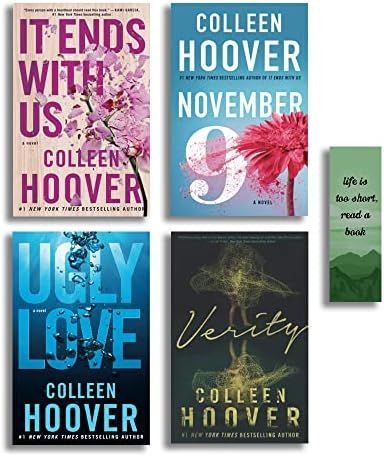 Colleen Hoover Book Bundle (It Ends with Us, November 9, Ugly Love, Verity): Colleen Hoover, ‎ ... | Amazon (US)