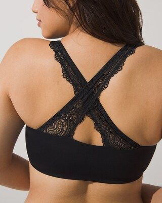 Luxe Front-Close Lace-Back Bra | Soma Intimates
