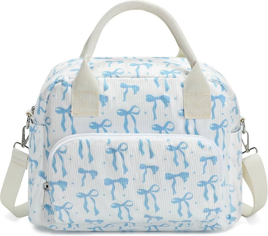 RLGPBON Cute Insulated Lunch Bags for Women and Teen Girls, Lunch Tote Bags Reusable Lunch Box, L... | Amazon (US)