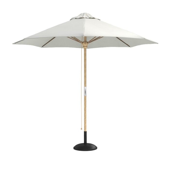 Outdoor Larnaca Teak Umbrella | Williams-Sonoma