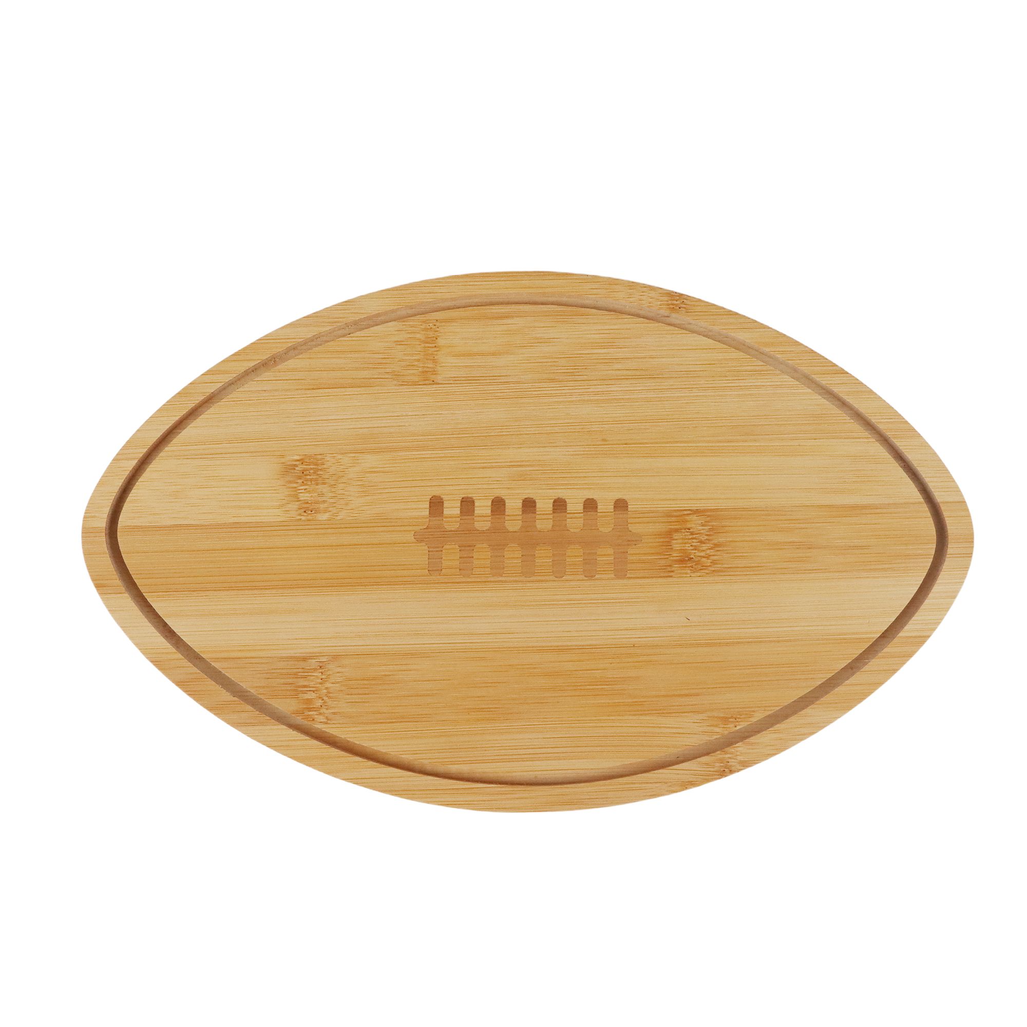 Back to School Tailagiting Football-Shaped Bamboo Charcuterie Board by Qtop | Walmart (US)