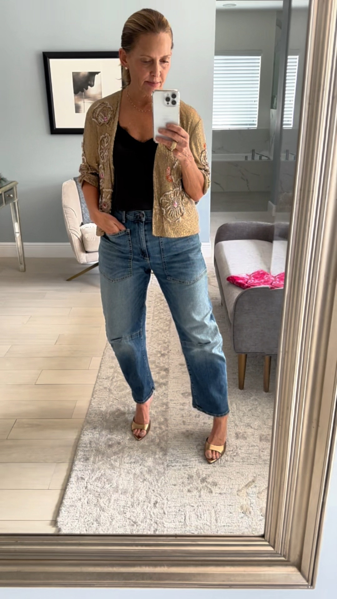 Yay or nay?? I love vintage shopping, but styling vintage pieces to look more current isn’t always easy to accomplish.
 
Here are some of my quick tips to consider before buying that piece!
 
Stylist Tips: Try pairing whatever vintage piece you have with denim as it will automatically look more modern and add modern accessories.
 
Pay close attention to fit, details, proportions, and fabric. You may love a beaded vintage top but when you put it on you may feel like your mother or grandmother, which is usually not the look we are going for, sorry mom. If the piece is worth it you, invest in tailoring!!

#LTKstyletip #LTKover40