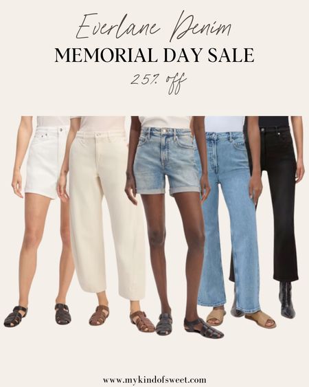 Everlane’s Memorial Day Sale is here and I can’t wait to get my hands on these denim pieces. I’m stocking up on jean shorts for the summer. (They go with anything.) 

#LTKStyleTip #LTKSeasonal #LTKSaleAlert