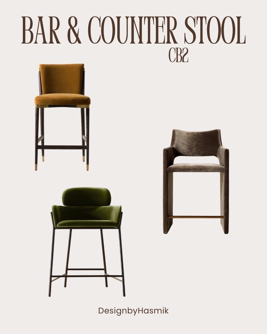 Bar and counter stools
