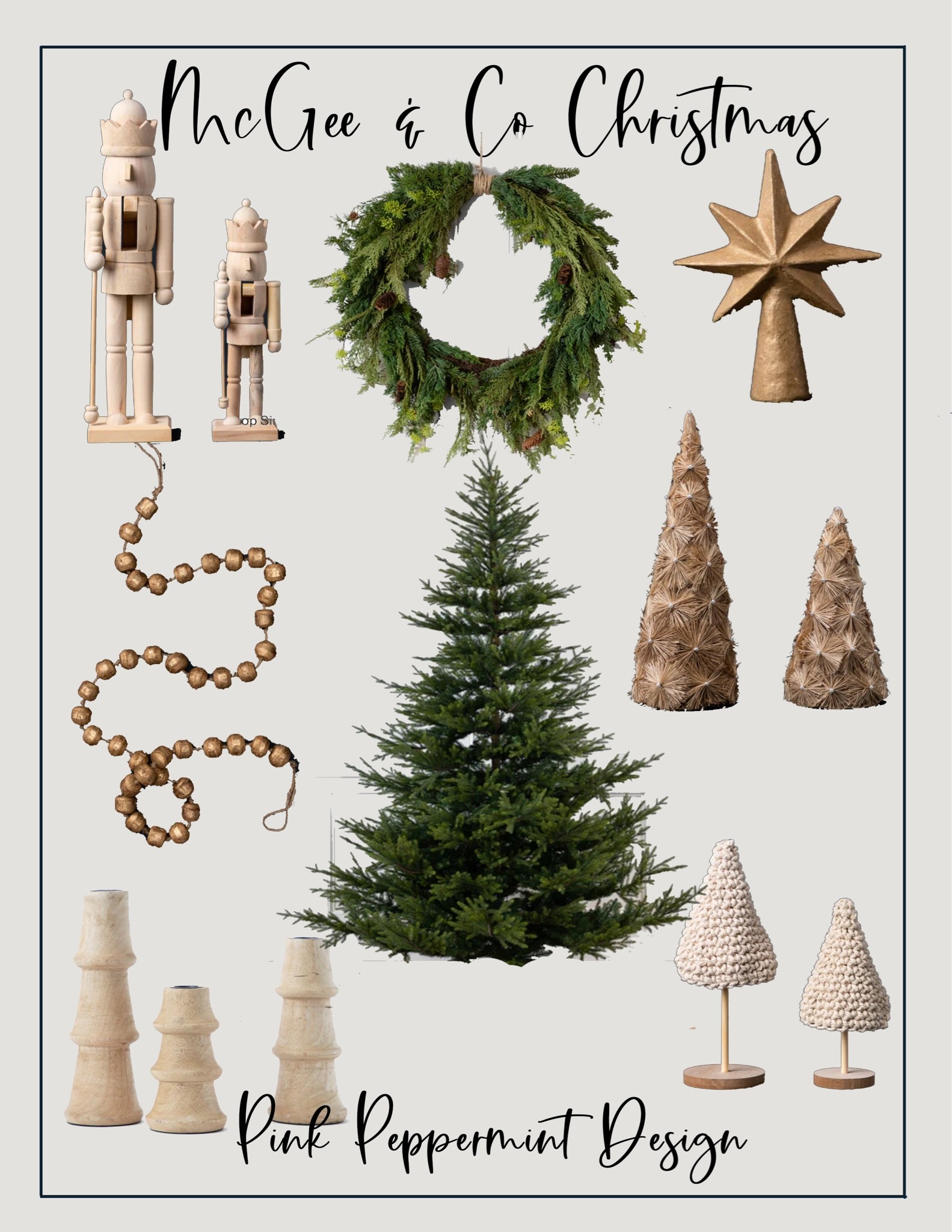 Christmas trees, wreaths, garland, candlesticks and all the McGee & Co Christmas decor you need! So pretty!!

#LTKhome #LTKSeasonal #LTKHoliday