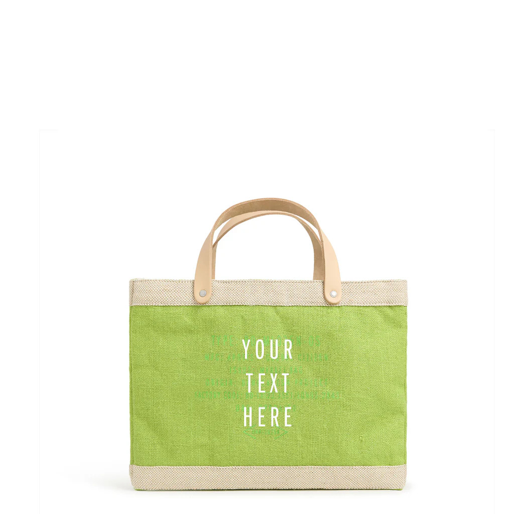 Petite Market Bag in Chartreuse | Apolis Holdings LLC