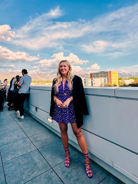Really loving purple this season, and alllllllll of the lace-up shoes! My romper is older, but linking up everything else and the romper I originally purchased to wear to this event but was too small. 😳

#LTKunder100 #LTKunder50 #LTKshoecrush