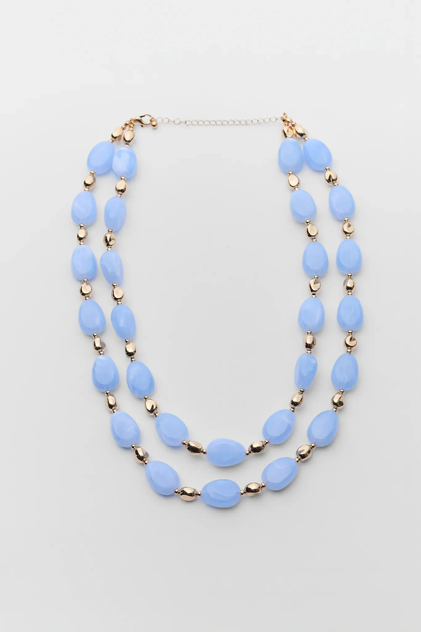Melinda Blue Beaded Necklace | Avara