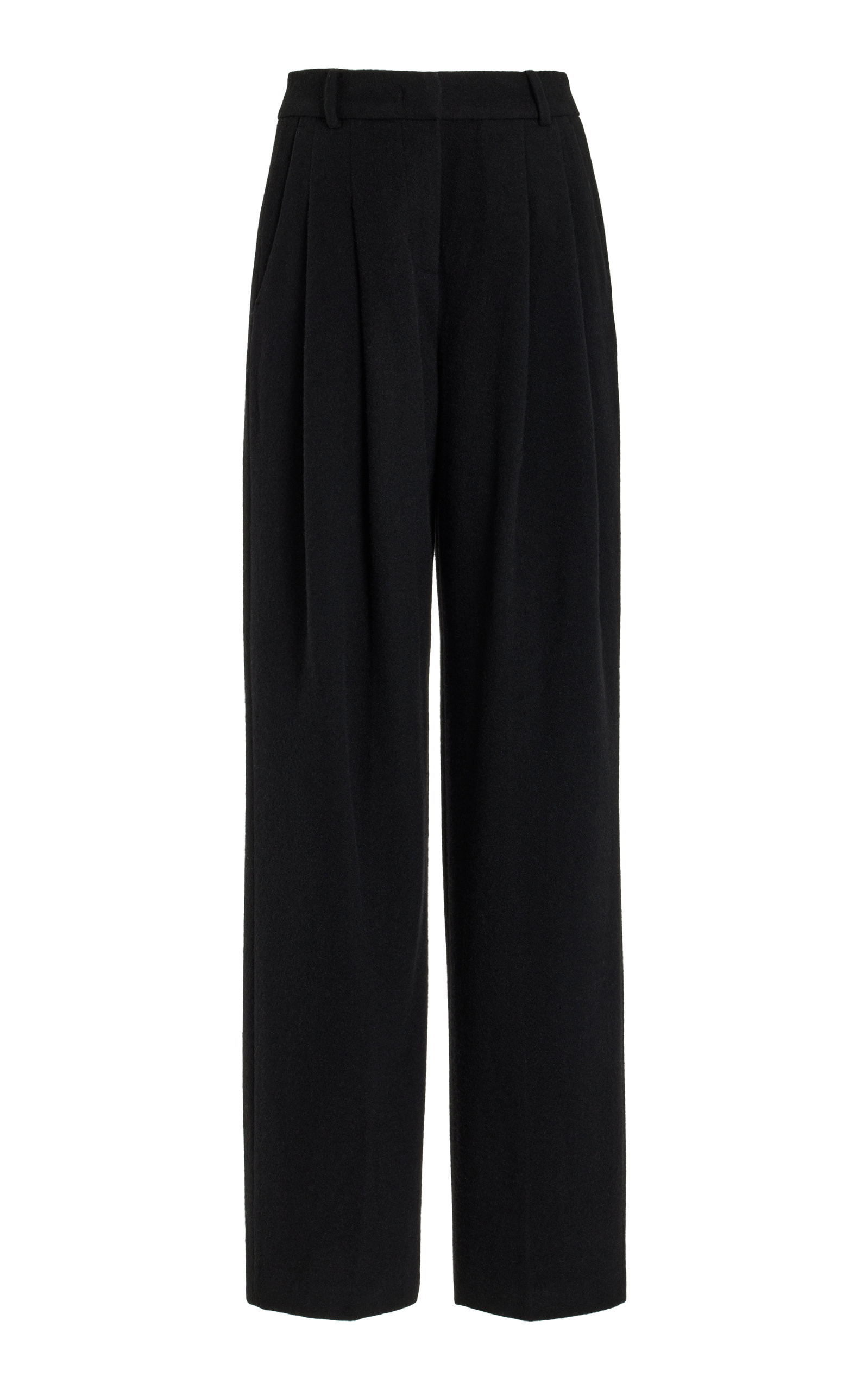 Layton Pleated Wool-Blend Wide-Leg Trousers | Moda Operandi (Global)