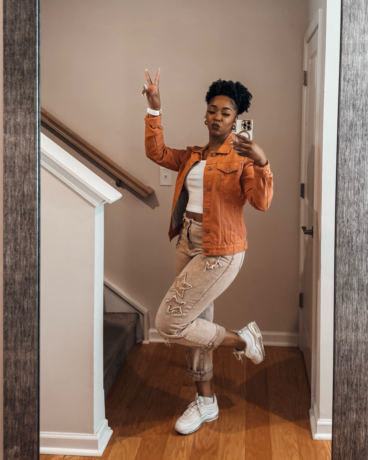 Fall casual fit for running errands or travel! Get into this Pumpkin Spice watch by a BLACK OWNED Brand called SPGBK WATCHES! ladies, right on time right! 

#LTKTravel #LTKxPrimeDay #LTKFindsUnder100