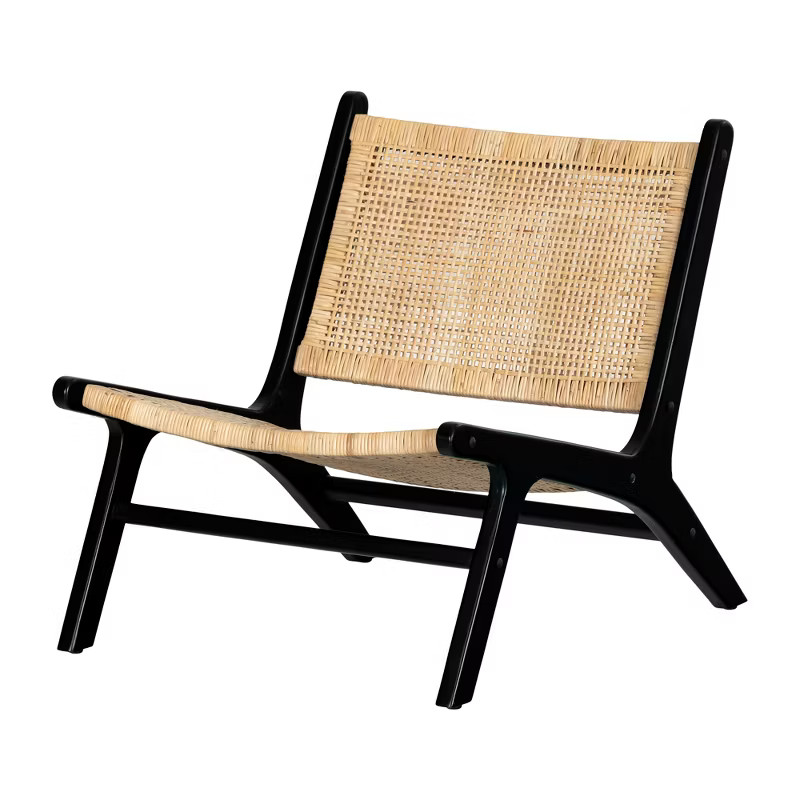 Balka Rattan Lounge Chair Rattan/Black - South Shore | Target