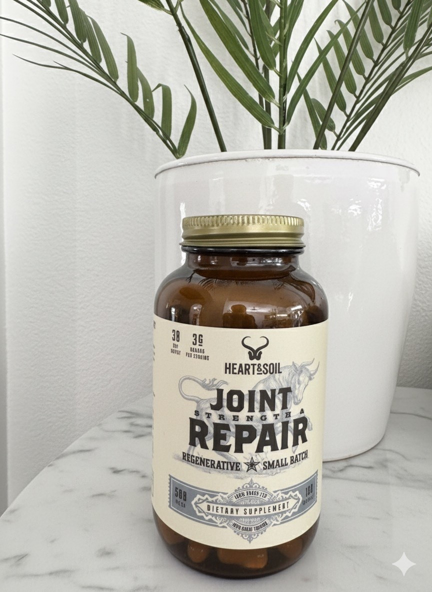 Joint support I actually stick with 🤍
I’ve been using Heart & Soil Joint Strength & Repair to support mobility, flexibility, and recovery after workouts and long days.

Real food based ingredients. Easy daily capsules.
Linked here 👇
#ad #ltkwellness #ltkhealth #jointhealth #wellnessfinds #activewellness

#LTKHoliday #LTKGiftGuide #LTKdayinmylife