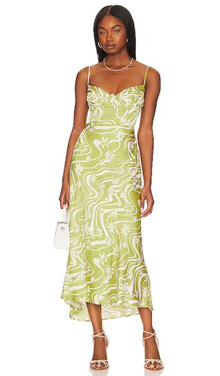 Mabel Dress in Celery Floral | Revolve Clothing (Global)