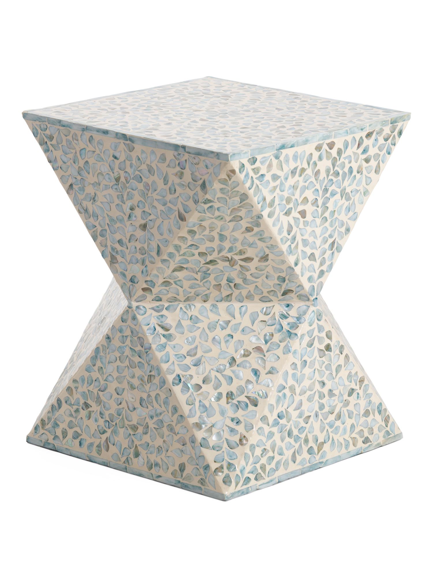 Mother Of Pearl Floral Table | TJ Maxx