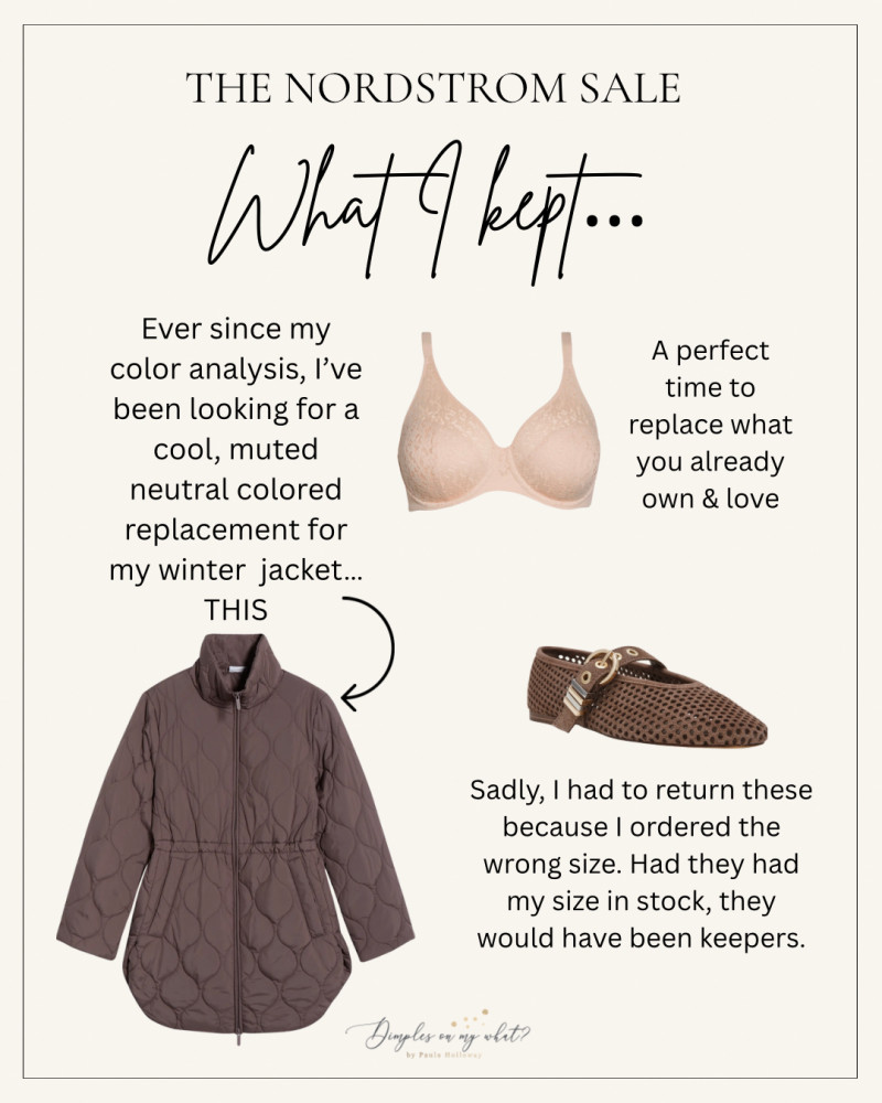 I only kept TWO things from the Nsale. Intentional shopping has it's perks. 

Bra - 40E 
Jacket - XXL

38" Under bust, 44" over bust
Waist 39.5
Hips 52"


 

 #LTKOver40 #LTKMidsize #LTKPlusSize