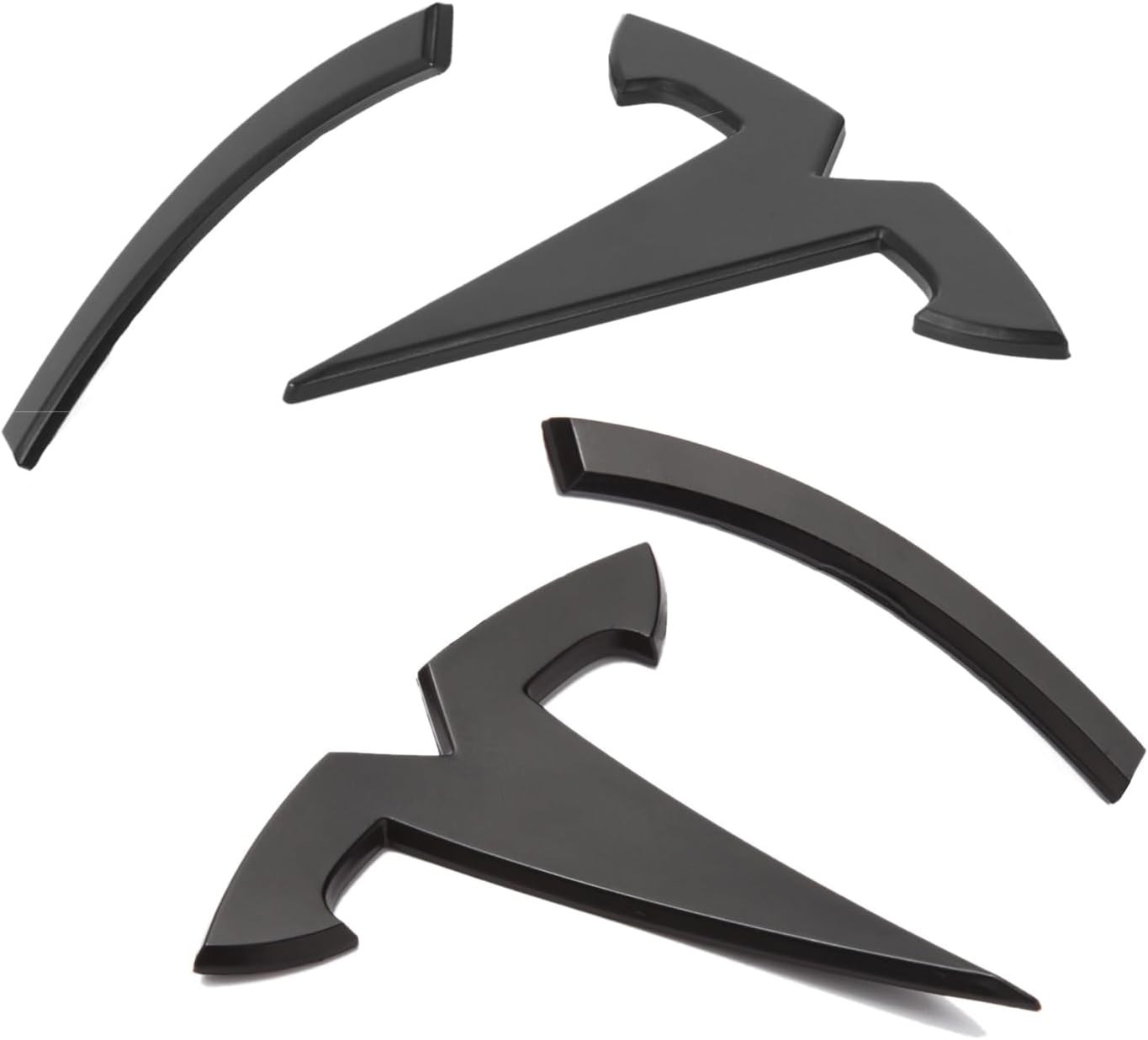 Nanaholy Model Y Accessories for Tesla Emblem Sticker 2PCS/Set 2024 2023 2022 2021 2020 Logo Deca... | Amazon (US)