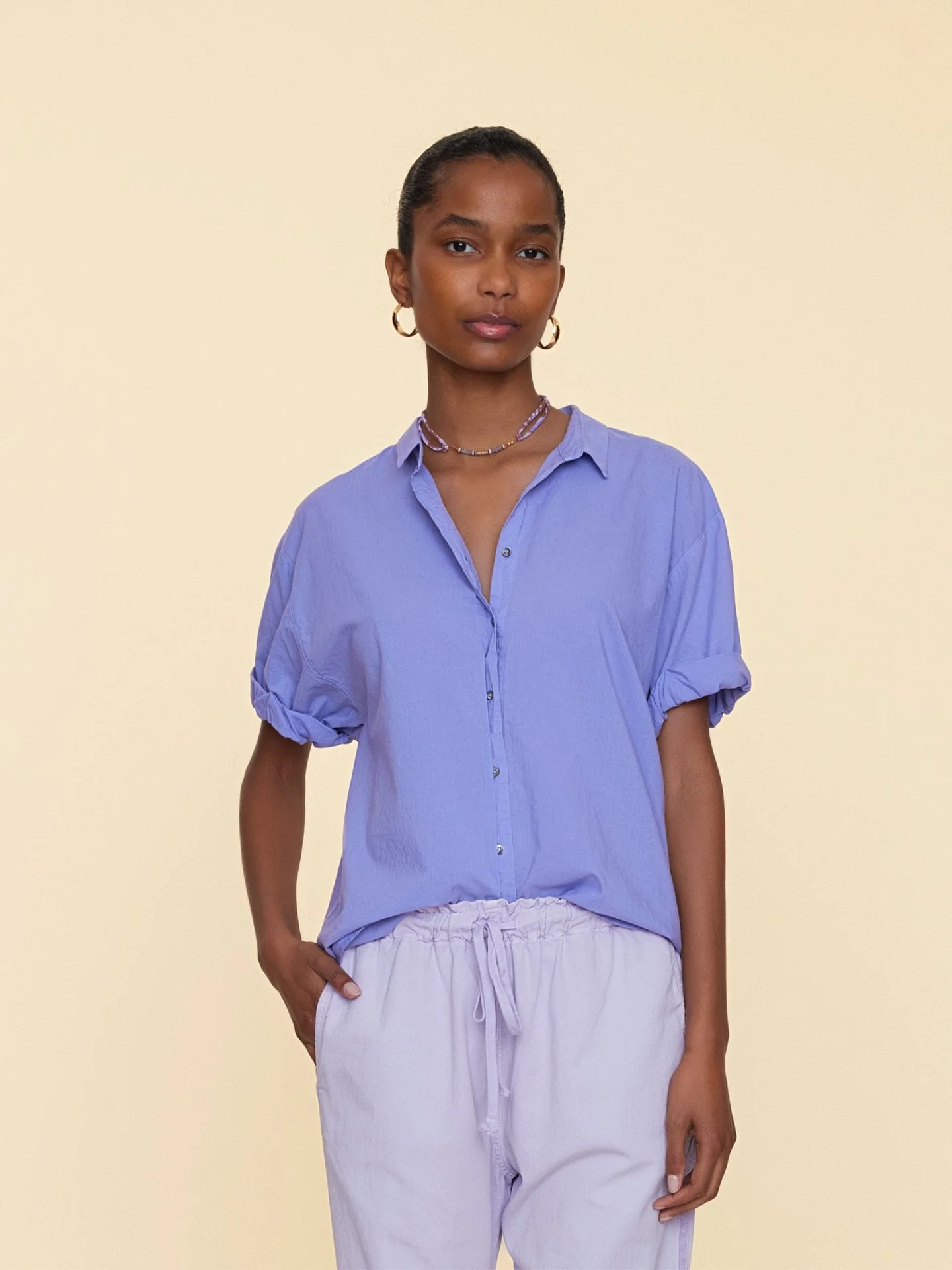 Dark Peri Channing Shirt | Xirena