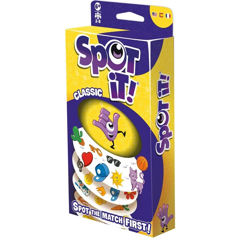 Spot It! Classic Eco Refresh Family Card Game for Ages 6 and up, from Asmodee | Walmart (US)