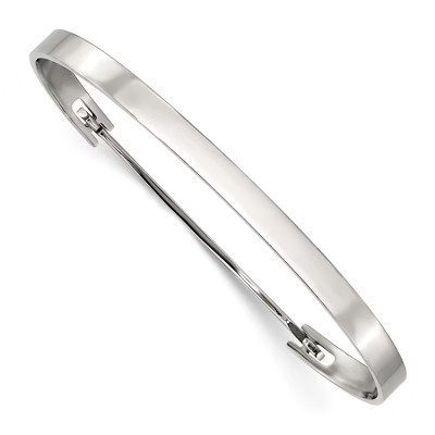 Chisel Stainless Steel Polished Flexible 4.75mm Bangle | Target