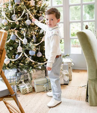 Edgehill Collection x The Broke Brooke Little Boys Knox Gingham Pants | Dillard's | Dillard's